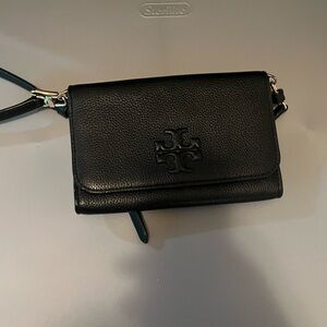 Tory Burch Black Leather Crossbody Bag